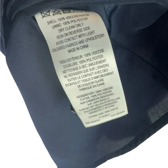 French Connection Print Georgette Fit&Flare Dress size 6 - Picture 6 of 6